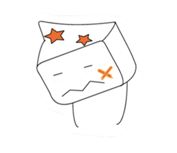 Big head girl sticker #2554948