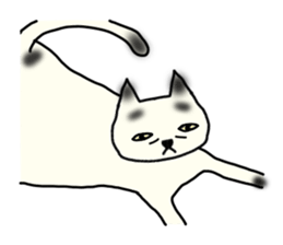 a mottled cat sticker #2555073