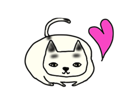 a mottled cat sticker #2555103