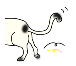 a mottled cat sticker #2555104