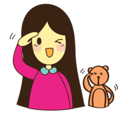 Lilly & Hug Me sticker #2555488