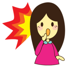 Lilly & Hug Me sticker #2555494