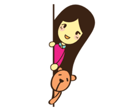 Lilly & Hug Me sticker #2555505