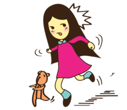 Lilly & Hug Me sticker #2555512