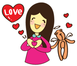 Lilly & Hug Me sticker #2555519