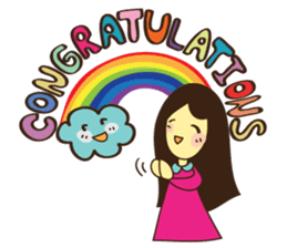 Lilly & Hug Me sticker #2555520