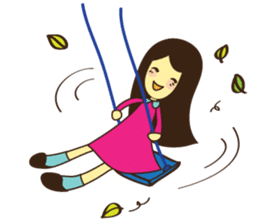 Lilly & Hug Me sticker #2555521