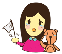 Lilly & Hug Me sticker #2555522