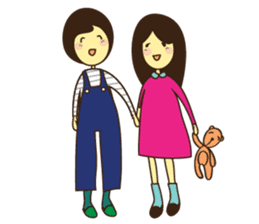 Lilly & Hug Me sticker #2555523