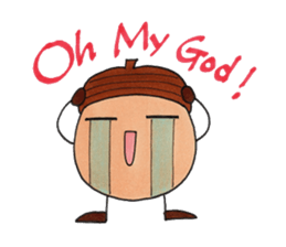 Aicorn & green caterpillar sticker #2556024