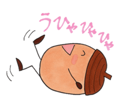 Aicorn & green caterpillar sticker #2556033