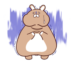 Meat-loving!!diet rabbit sticker #2556539