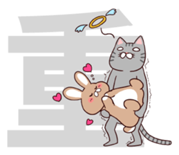 Meat-loving!!diet rabbit sticker #2556543