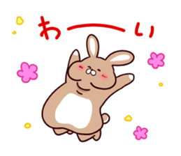 Meat-loving!!diet rabbit sticker #2556546