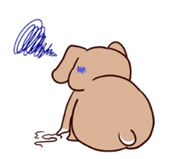 Meat-loving!!diet rabbit sticker #2556551