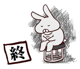 Meat-loving!!diet rabbit sticker #2556560