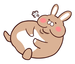 Meat-loving!!diet rabbit sticker #2556563