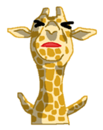 Grassland ziraffe sticker #2556761