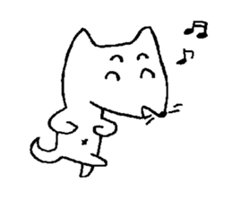 Carefree dog -1 sticker #2557085