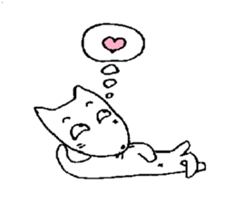 Carefree dog -1 sticker #2557109