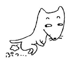 Carefree dog -1 sticker #2557122