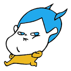 Bunches girl sticker