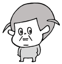 Bunches girl sticker sticker #2558885