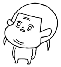 Bunches girl sticker sticker #2558888