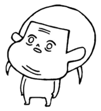 Bunches girl sticker sticker #2558888