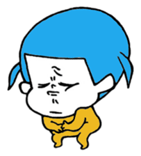 Bunches girl sticker sticker #2558892