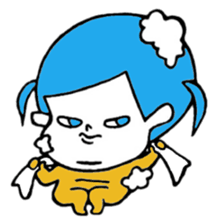 Bunches girl sticker sticker #2558893