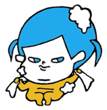 Bunches girl sticker sticker #2558893