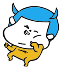 Bunches girl sticker sticker #2558903