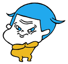 Bunches girl sticker sticker #2558908