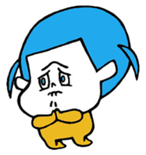 Bunches girl sticker sticker #2558914