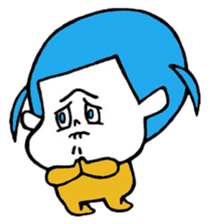 Bunches girl sticker sticker #2558914