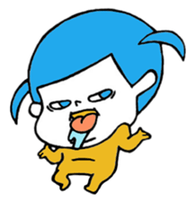 Bunches girl sticker sticker #2558915