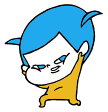 Bunches girl sticker sticker #2558917