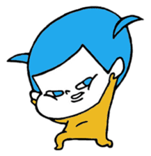 Bunches girl sticker sticker #2558917