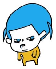 Bunches girl sticker sticker #2558919