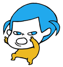 Bunches girl sticker sticker #2558920