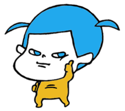 Bunches girl sticker sticker #2558921