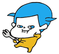 Bunches girl sticker sticker #2558923