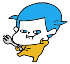 Bunches girl sticker sticker #2558923