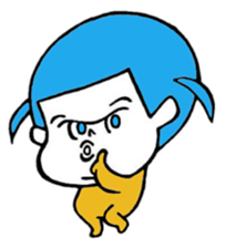 Bunches girl sticker sticker #2558924