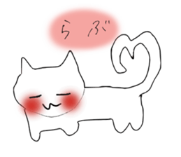 Cat wrote with the left hand sticker #2559713