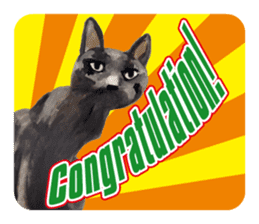 Cats, nothing special, in English sticker #2560368