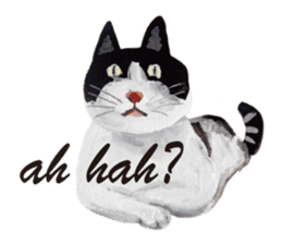 Cats, nothing special, in English sticker #2560373