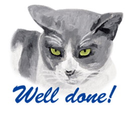 Cats, nothing special, in English sticker #2560388