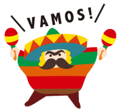 VAMOS! Cheerful Mexican! sticker #2560486